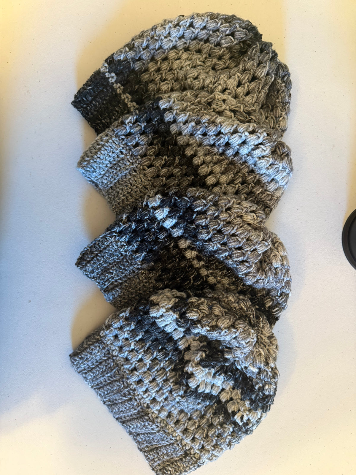 Grey tone Slouchy Beanie