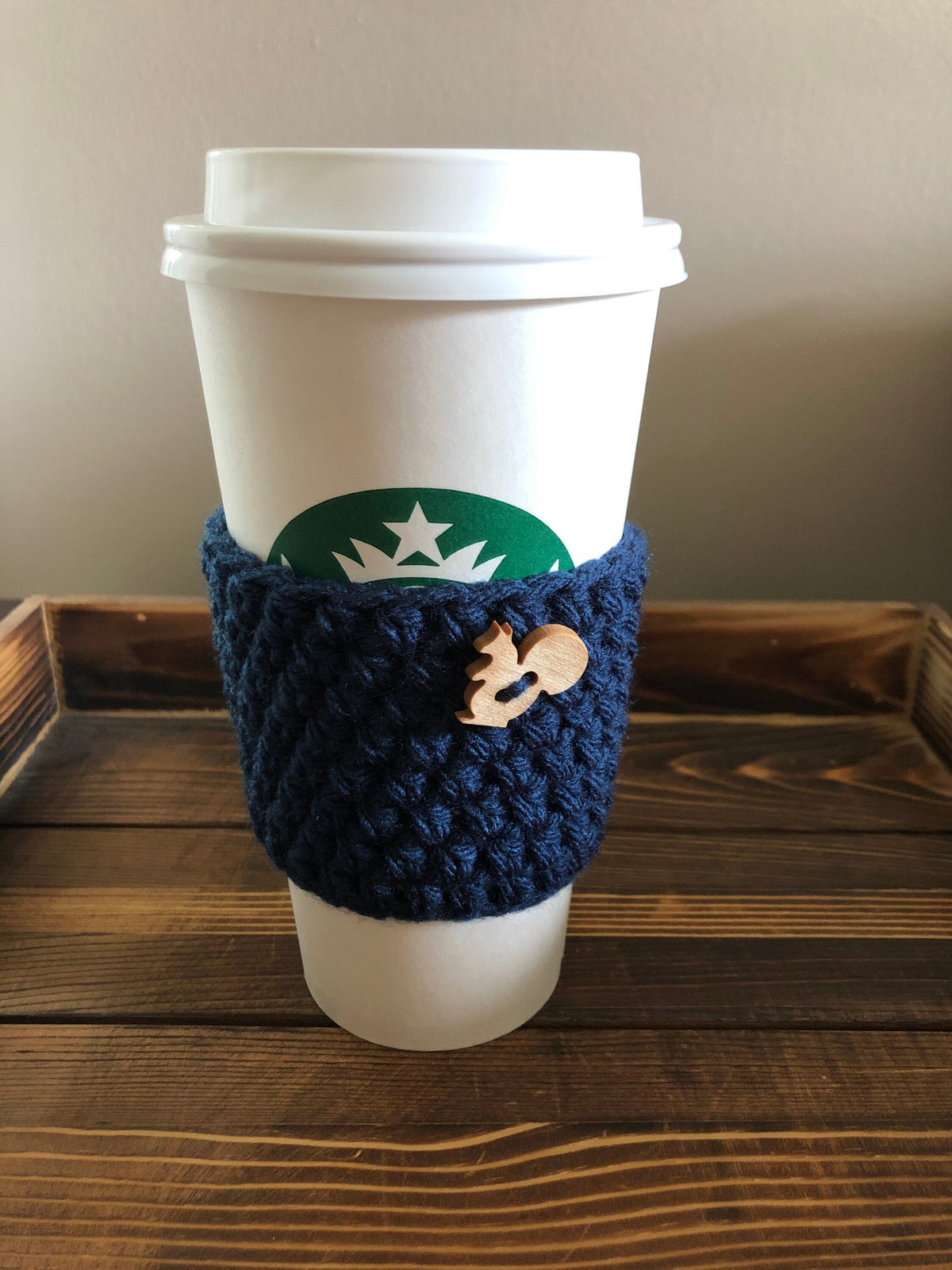 Squirrel Coffee Cozies