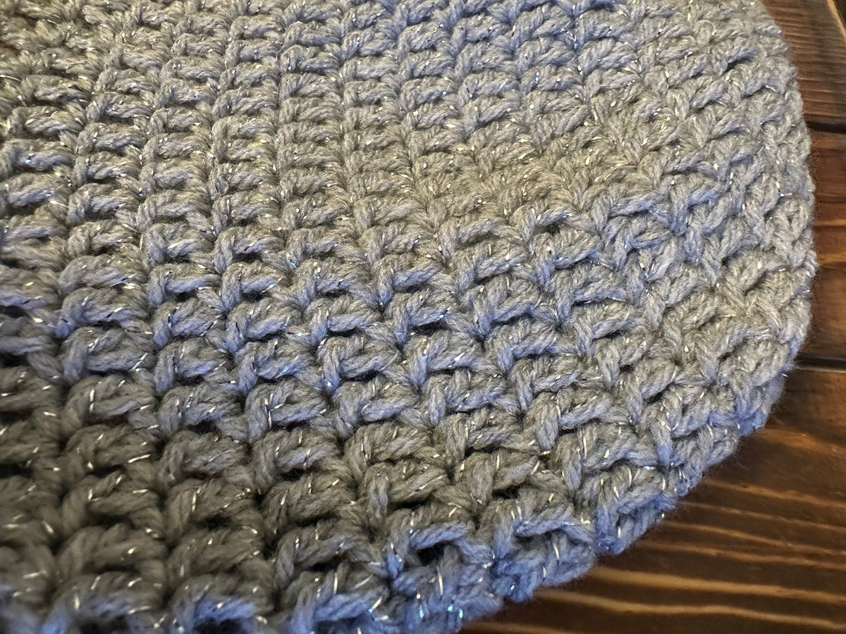 Sparkle Crochet Basic Beanie