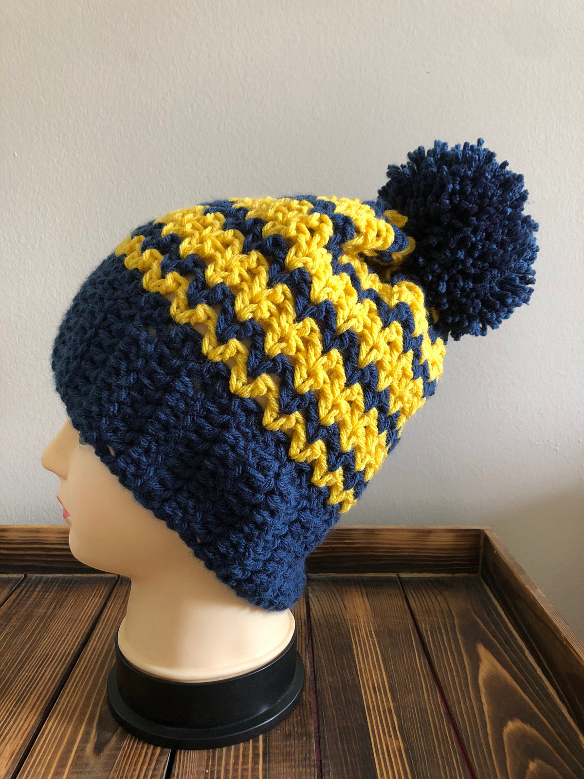 U of M Pom Beanie