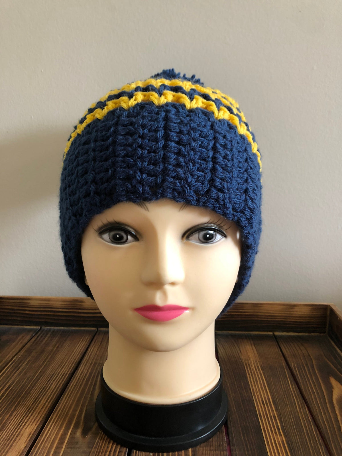 U of M Pom Beanie