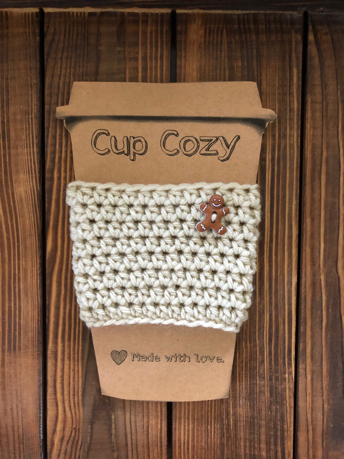 Gingerbread Coffee Cozies