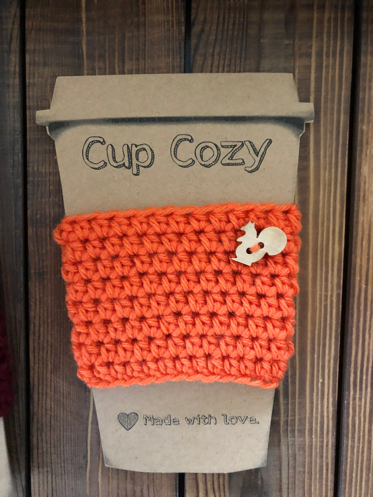 Squirrel Coffee Cozies