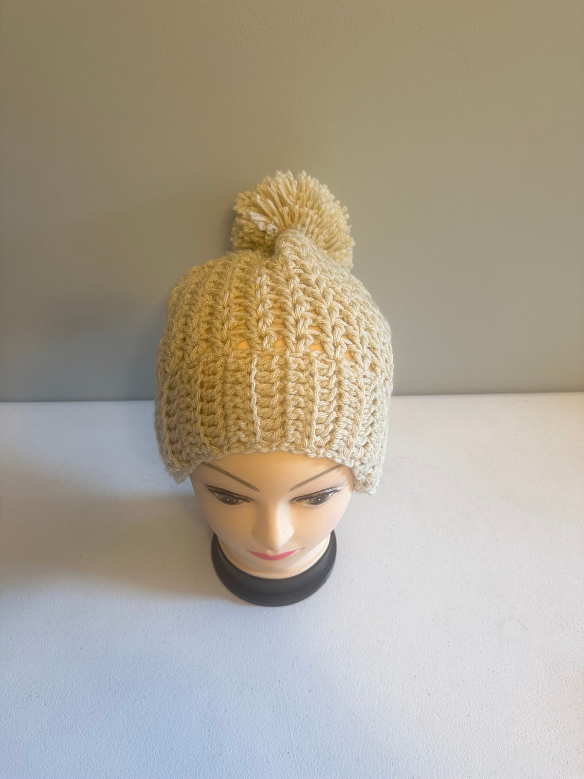 Monotone Pom Beanie