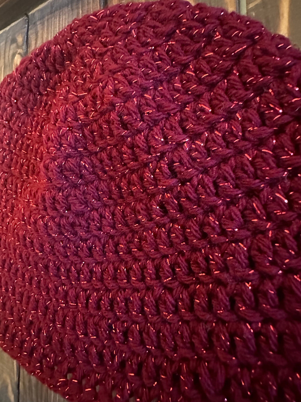 Sparkle Crochet Basic Beanie