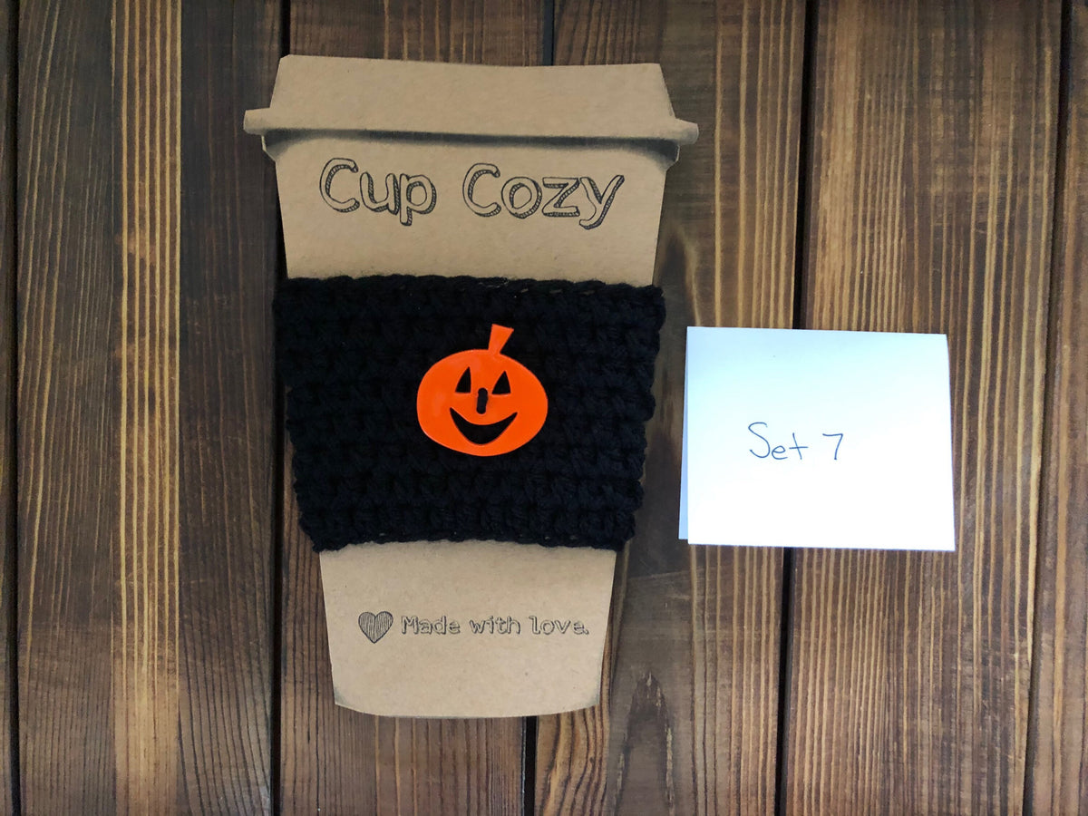 Holiday Coffee Cozies Set 7