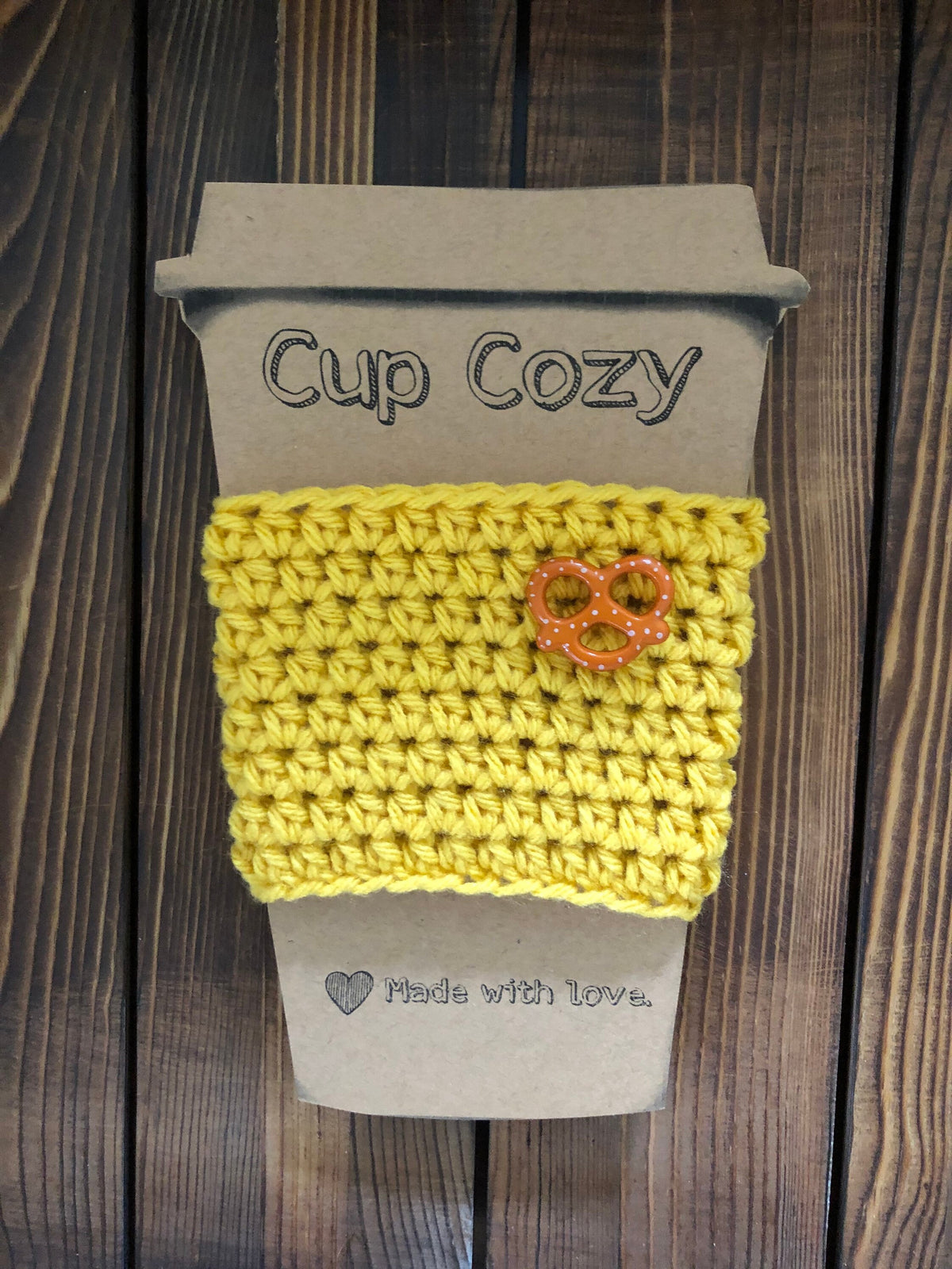 Pretzel Coffee Cozies