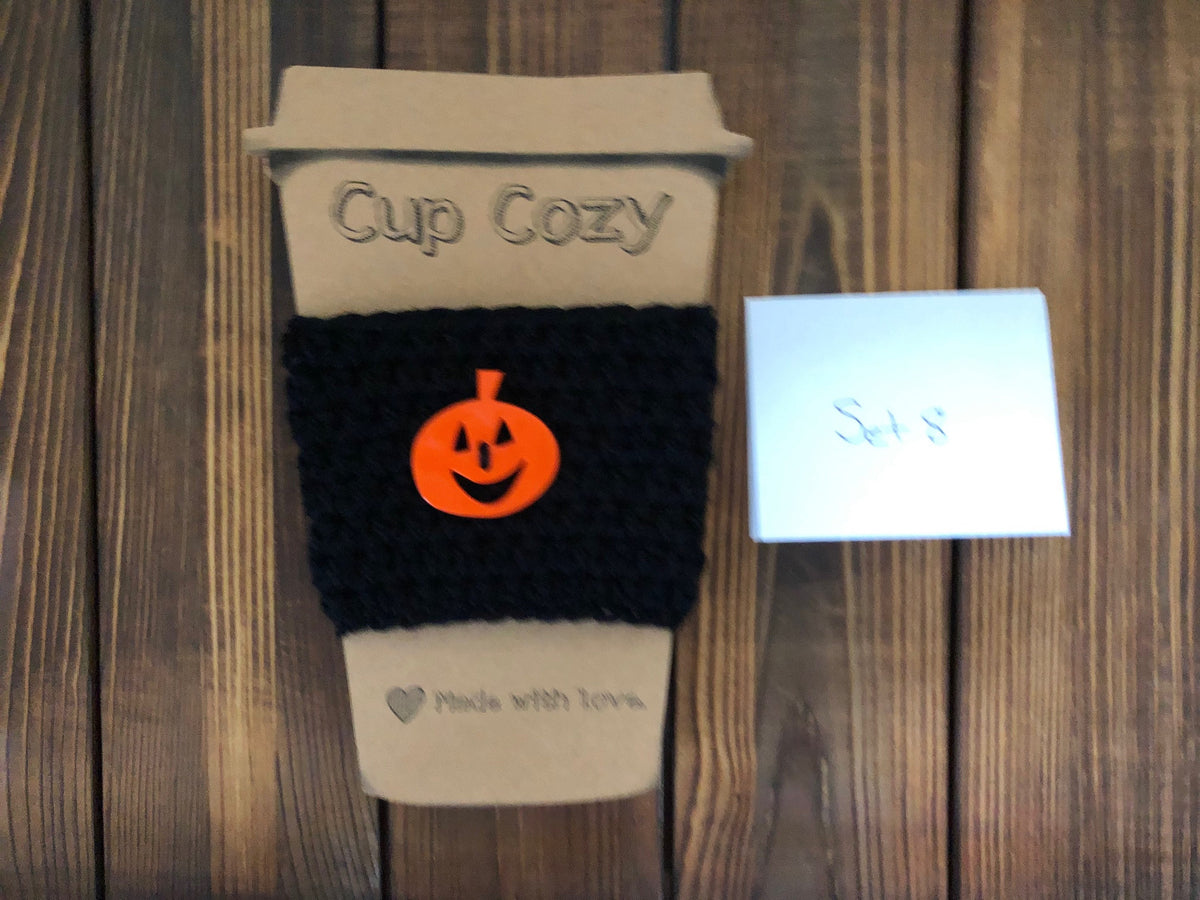 Holiday Coffee Cozies Set 8