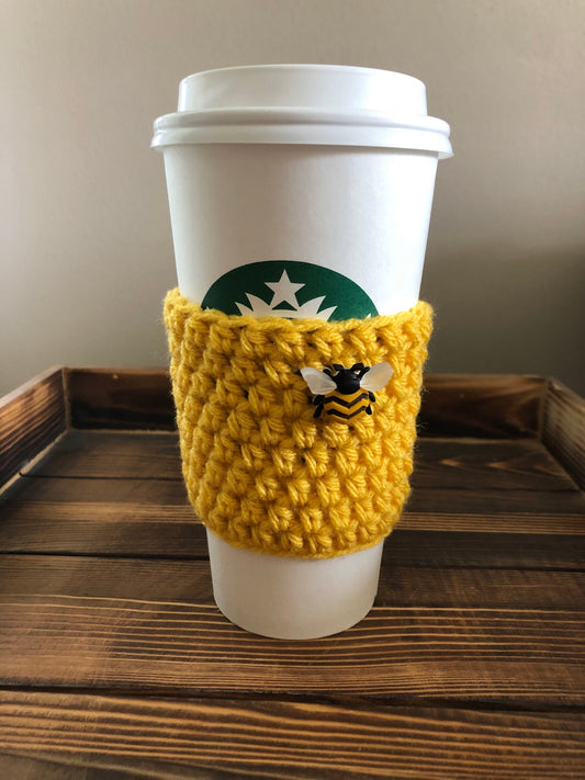 Bee Coffee Cozies
