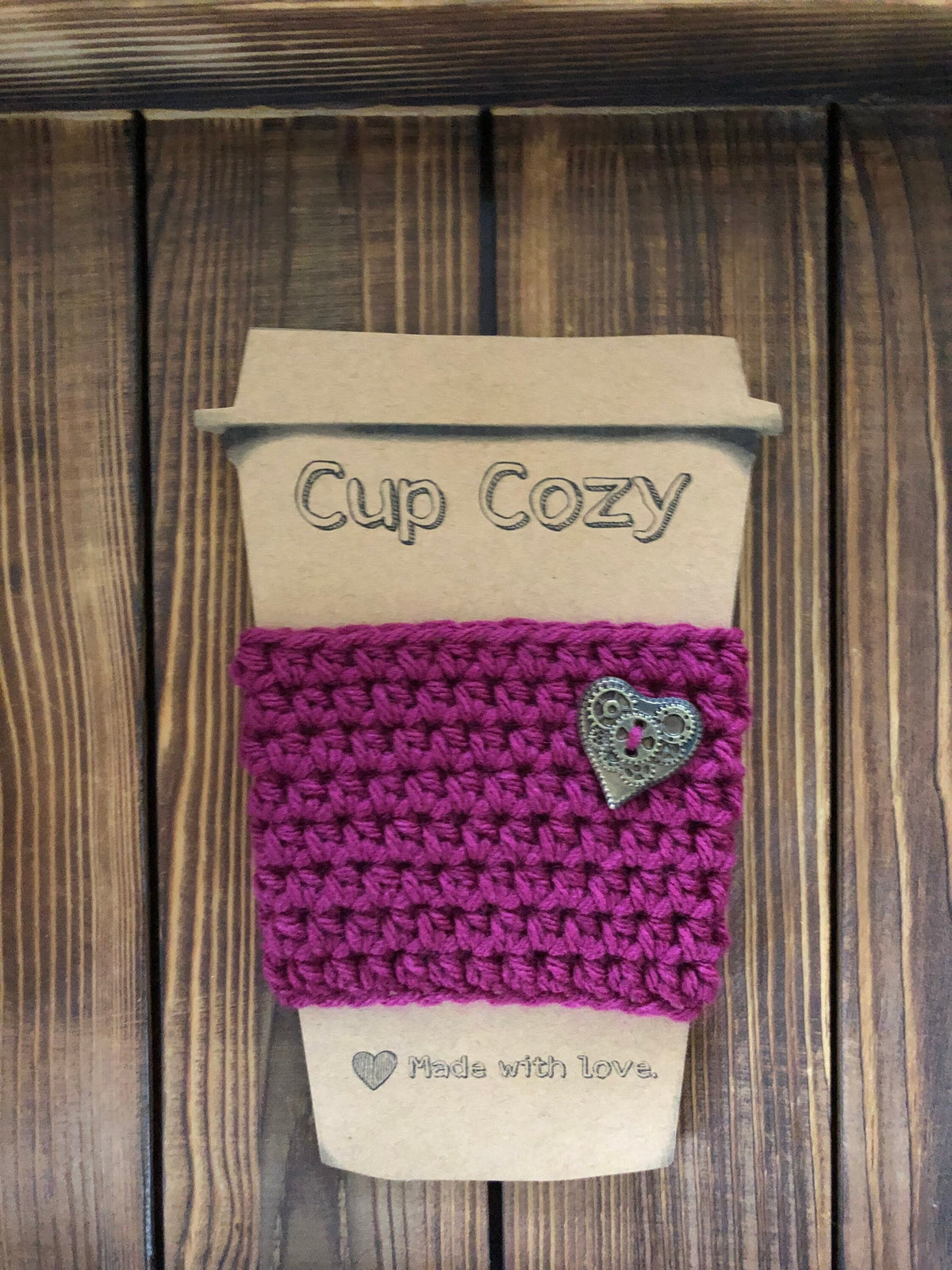 Steampunk Heart Coffee Cozies