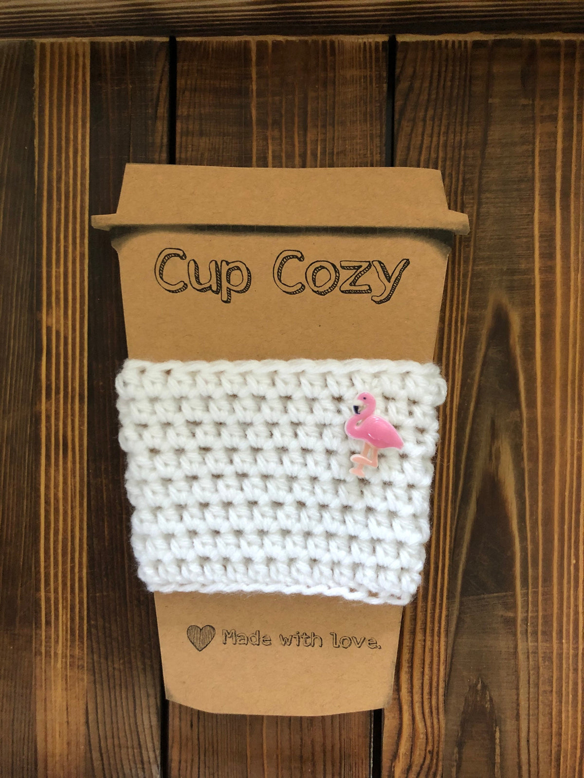 Flamingo Coffee Cozies