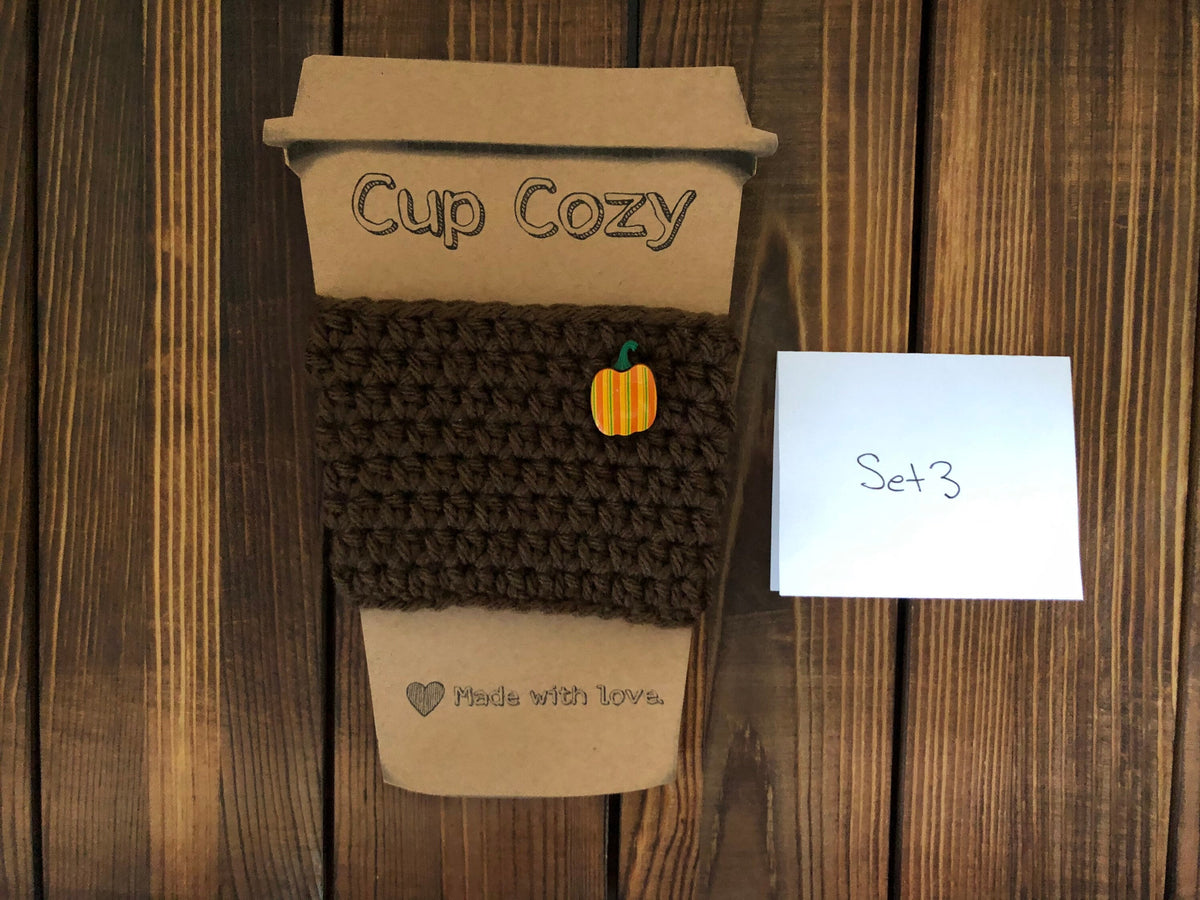 Holiday Coffee Cozies Set 3