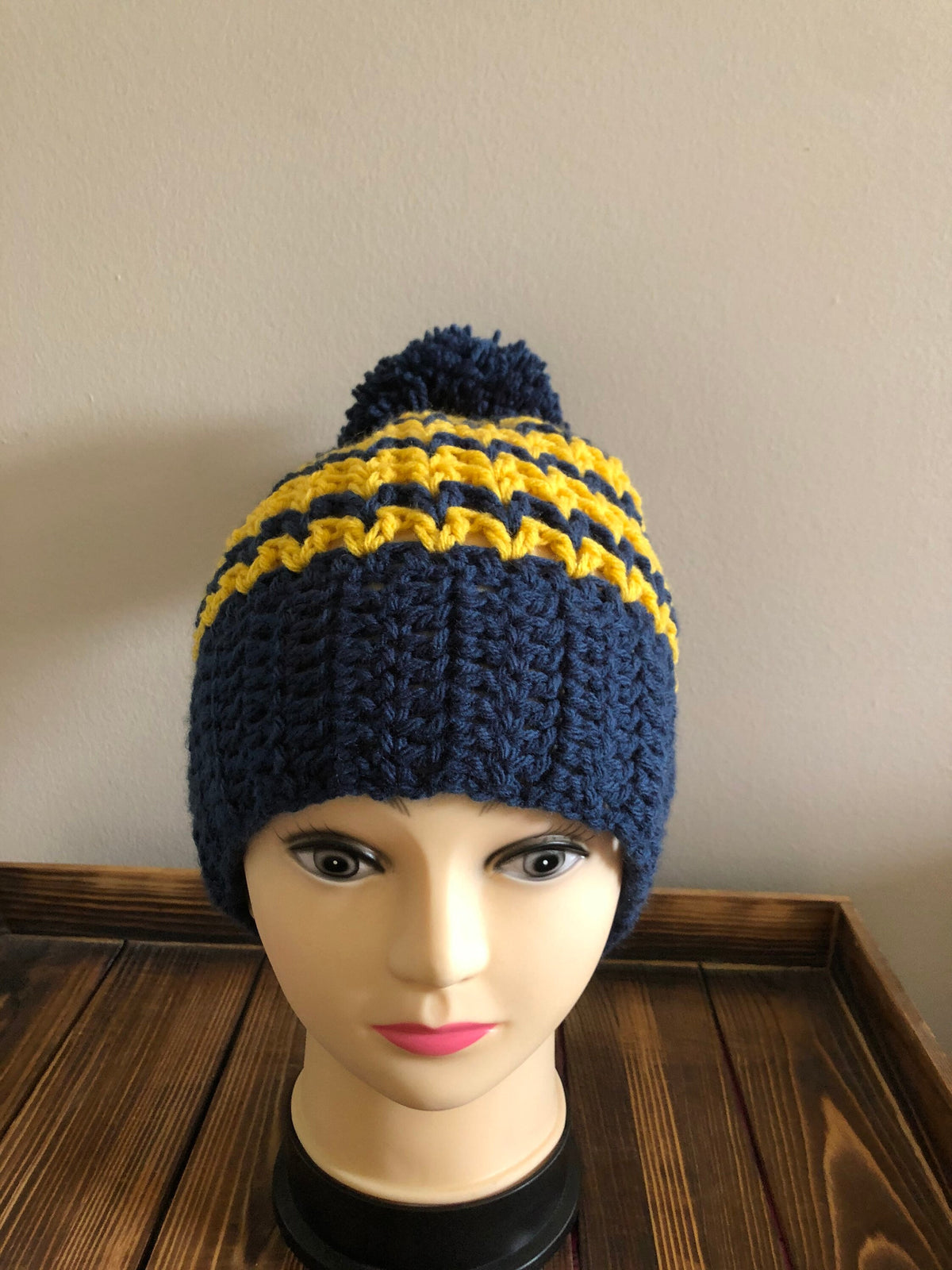 U of M Pom Beanie