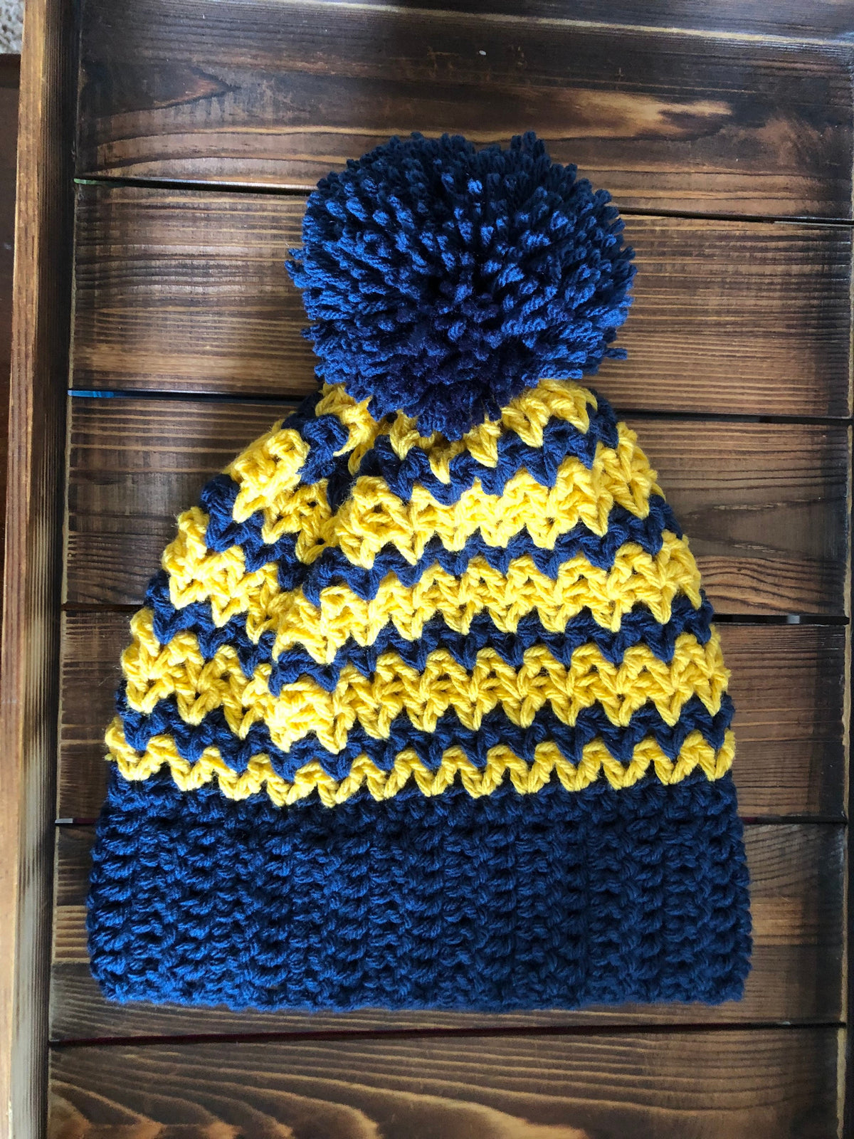 U of M Pom Beanie