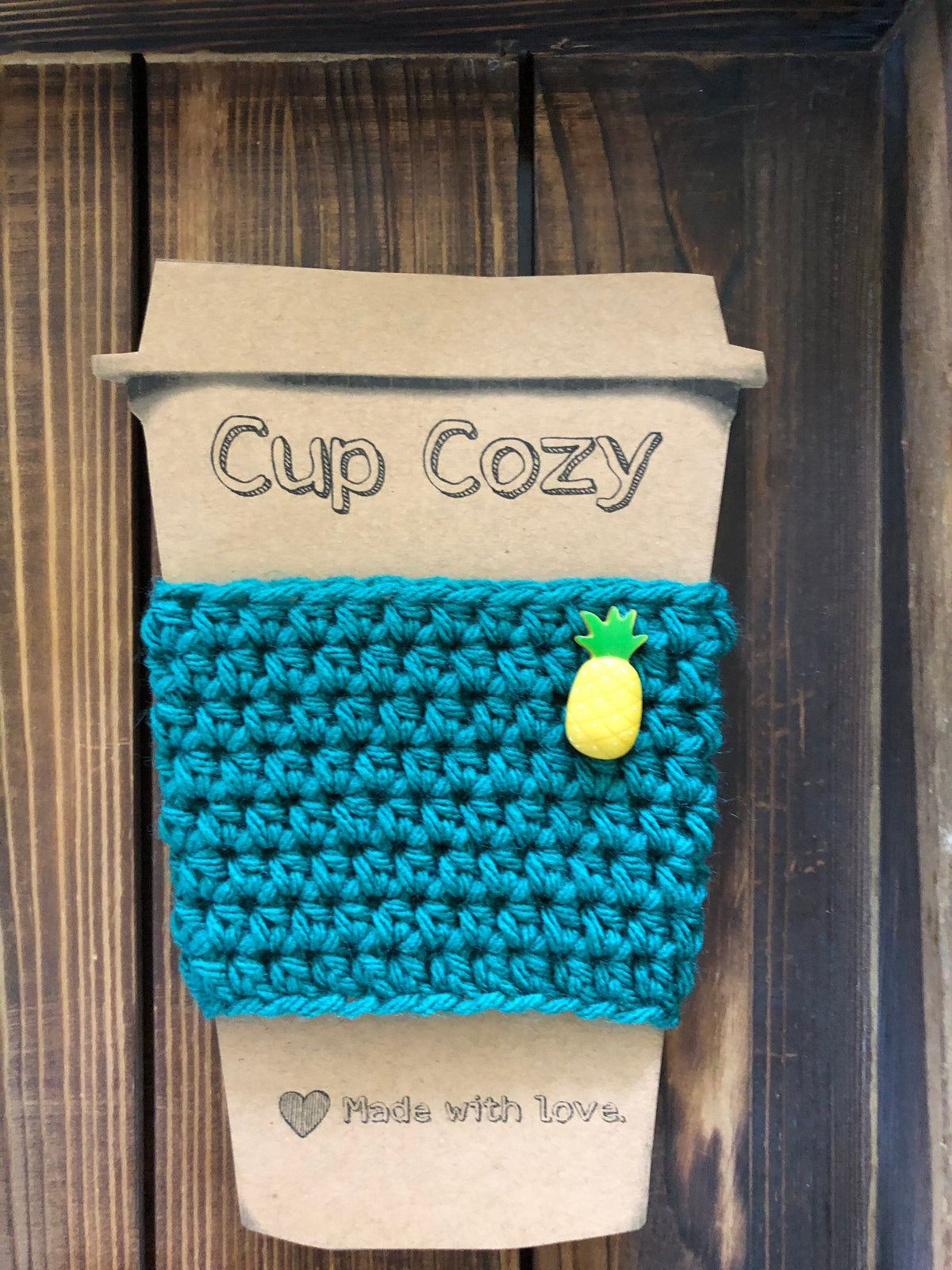 Pineapple Coffee Cozies