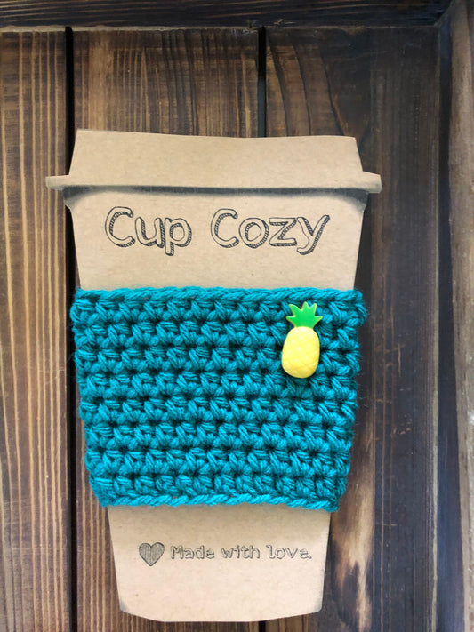 Pineapple Coffee Cozies