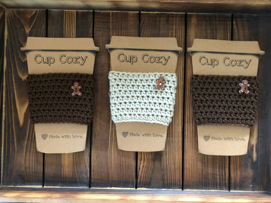 Gingerbread Coffee Cozies