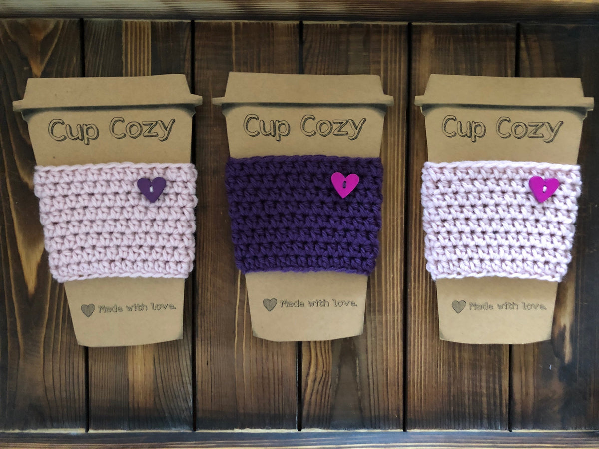 Heart Coffee Cozies
