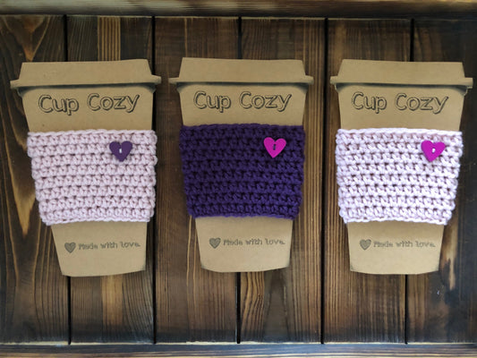 Heart Coffee Cozies