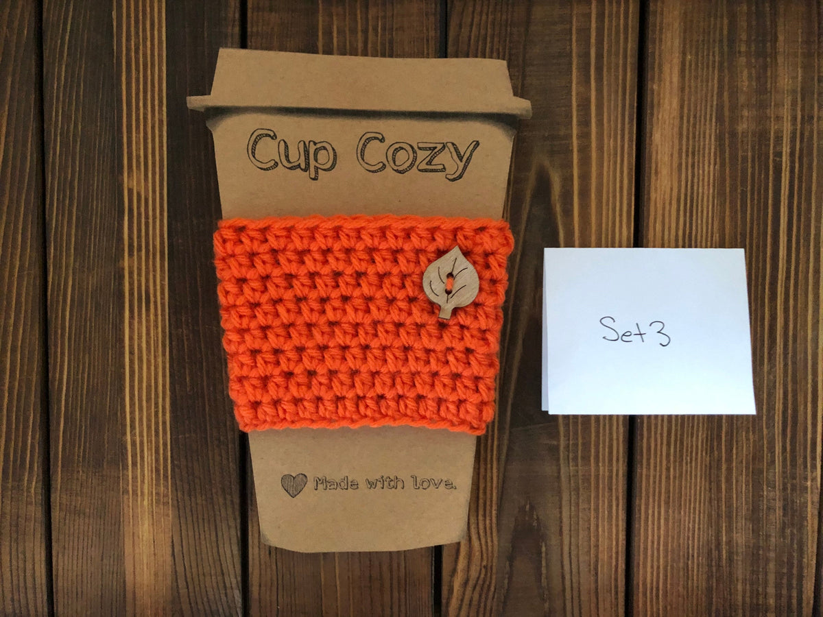 Holiday Coffee Cozies Set 3