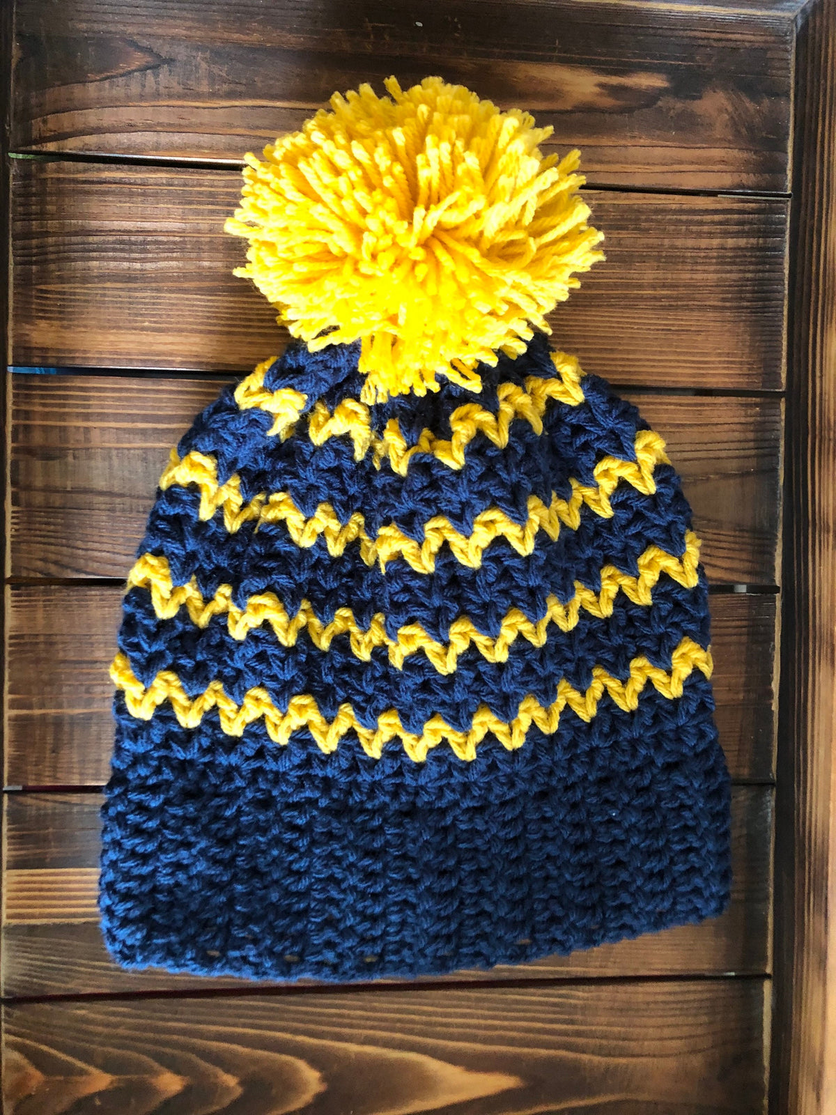 U of M Pom Beanie