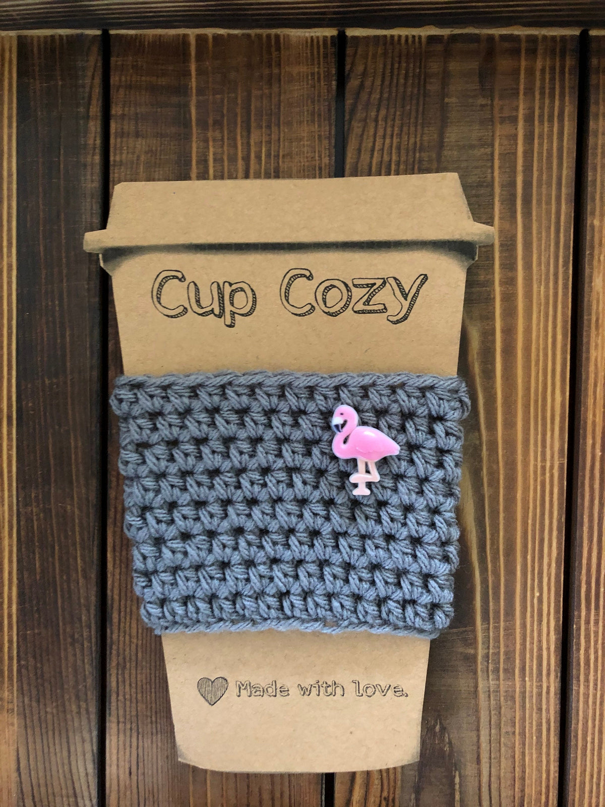 Flamingo Coffee Cozies