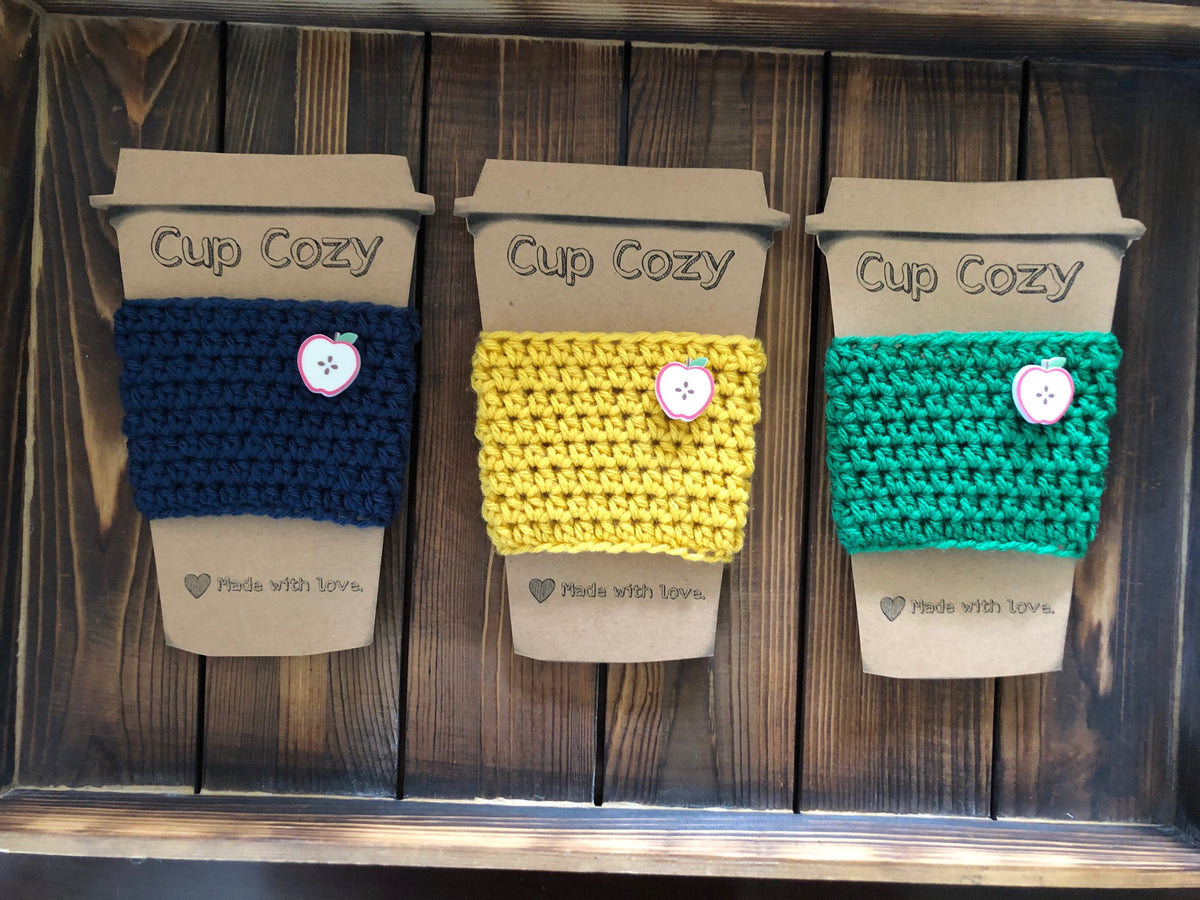 Apple Coffee Cozies
