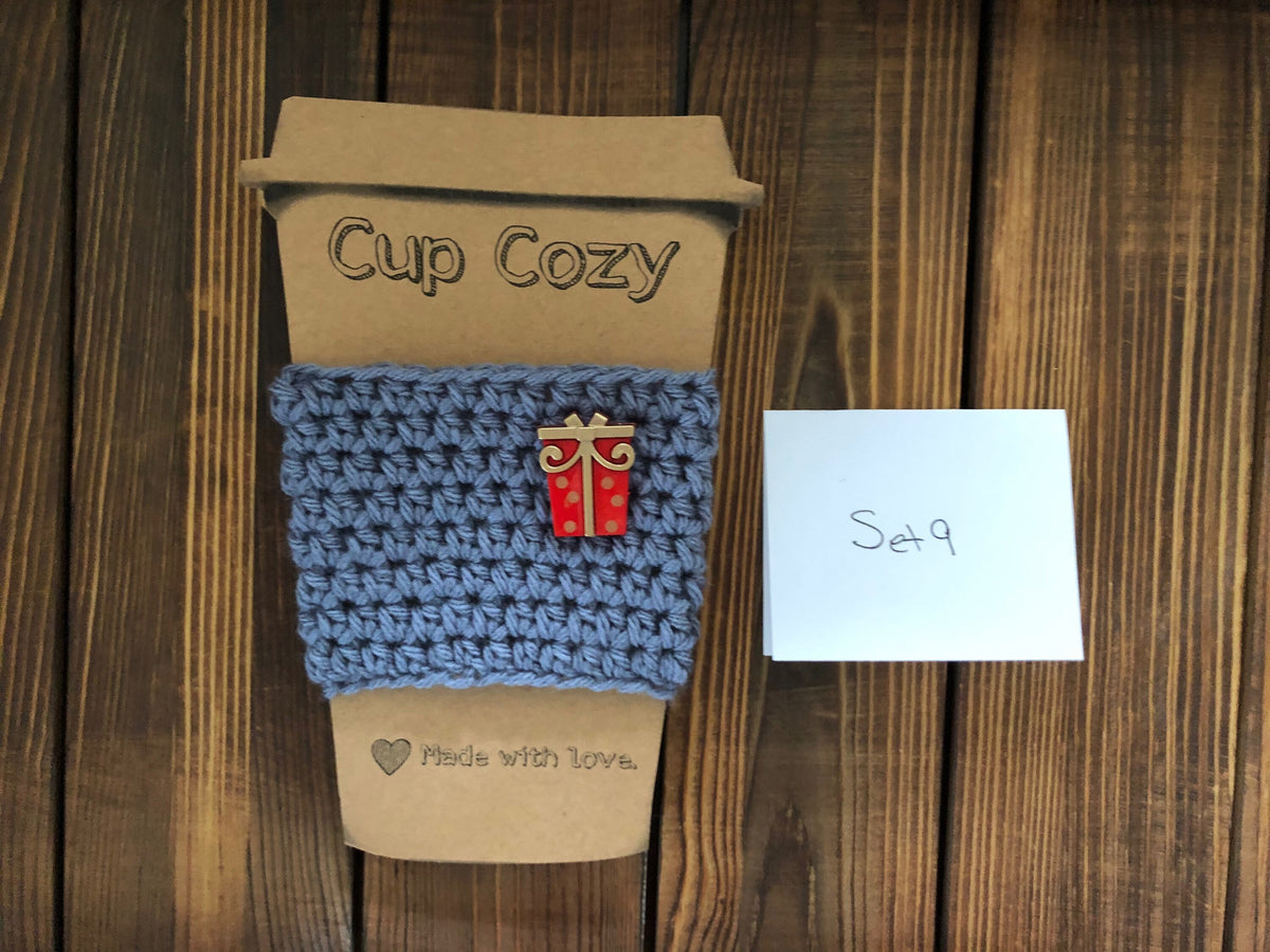 Holiday Coffee Cozies Set 9