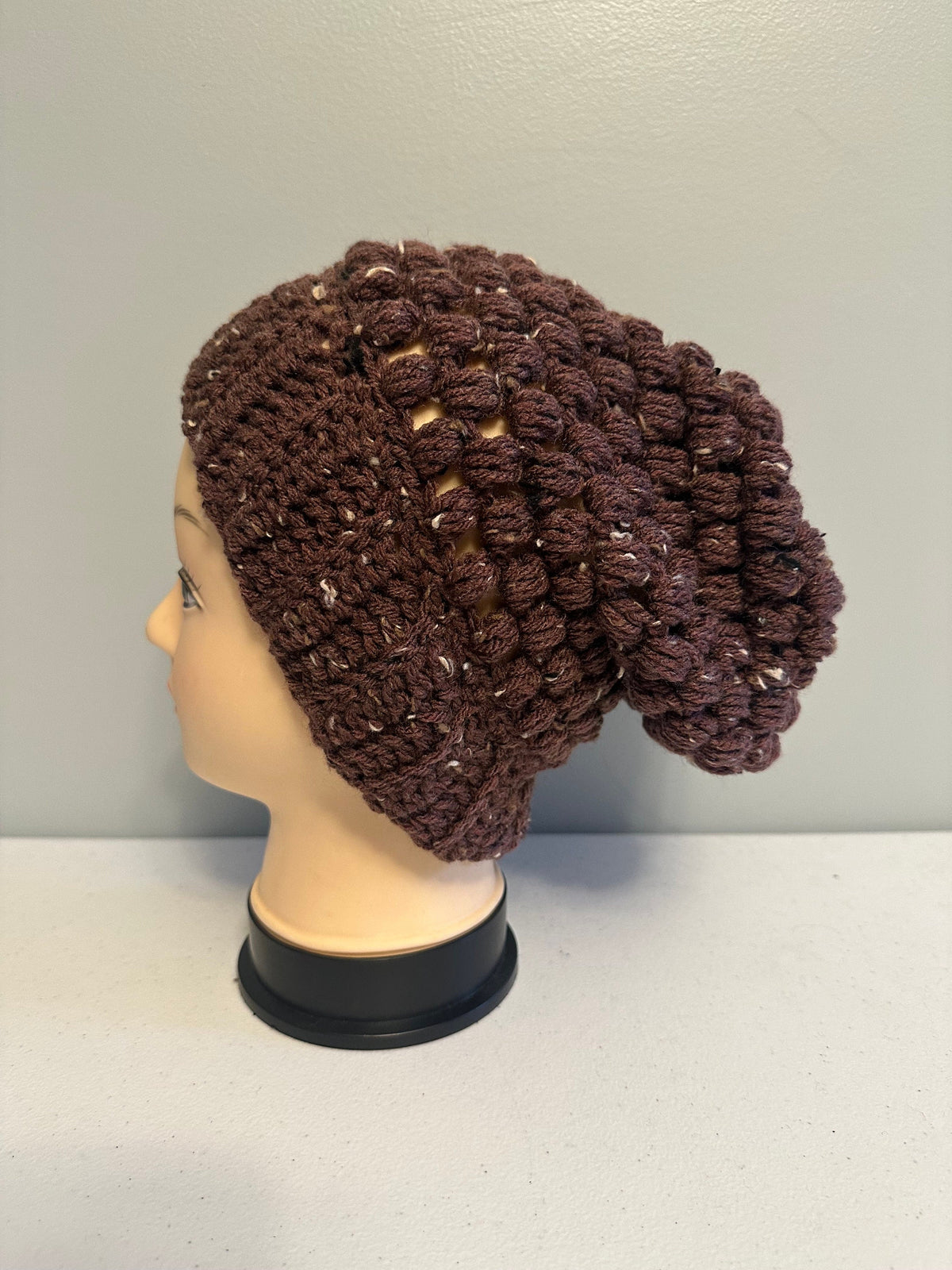 Purple Fleck Slouchy Beanie