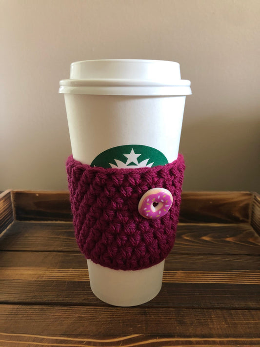 Donut Coffee Cozies