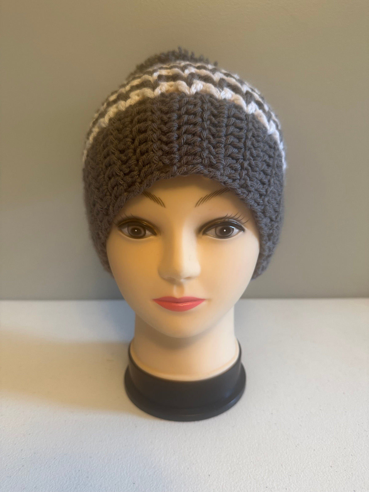 ZigZag Pom Beanie
