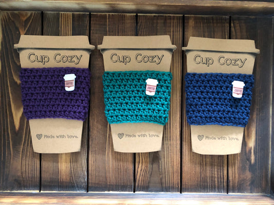 Coffee Button Coffee Cozies
