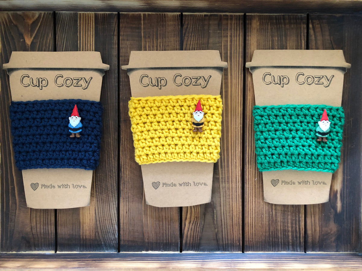 Gnomes Coffee Cozies