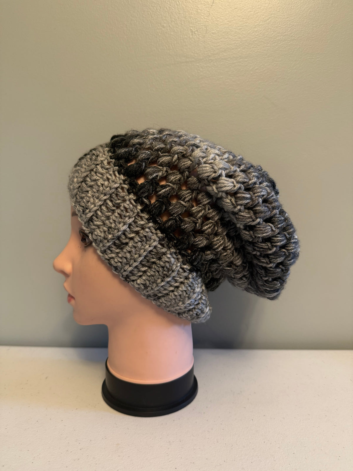 Grey tone Slouchy Beanie