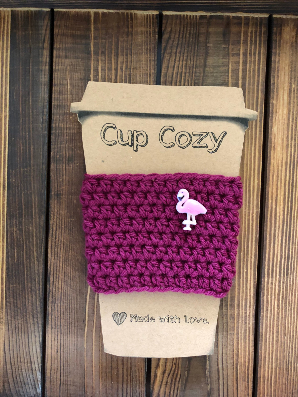 Flamingo Coffee Cozies