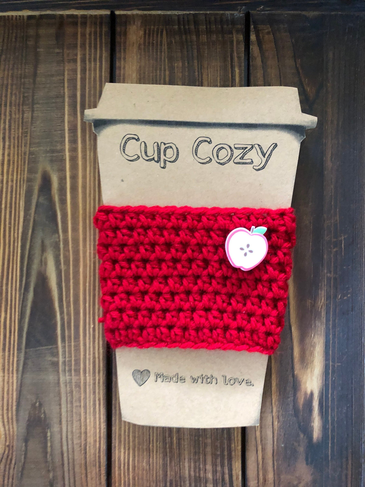 Apple Coffee Cozies