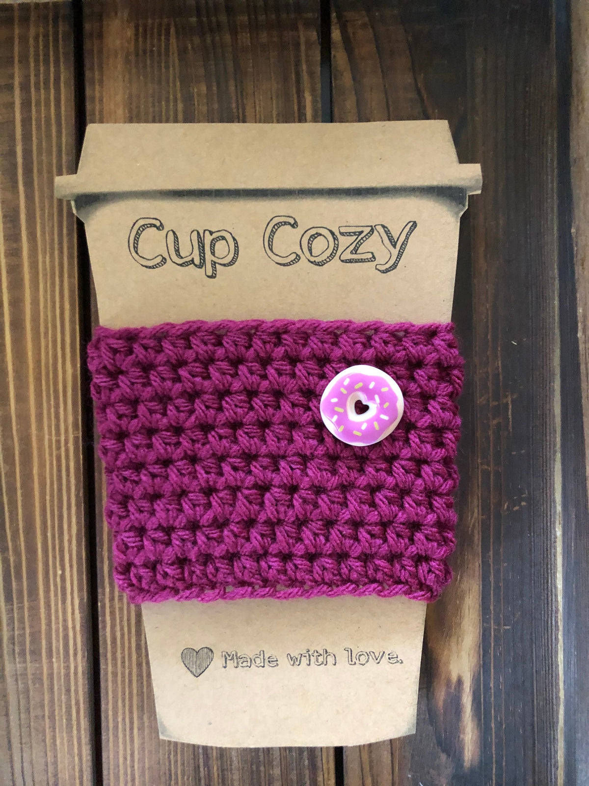 Donut Coffee Cozies