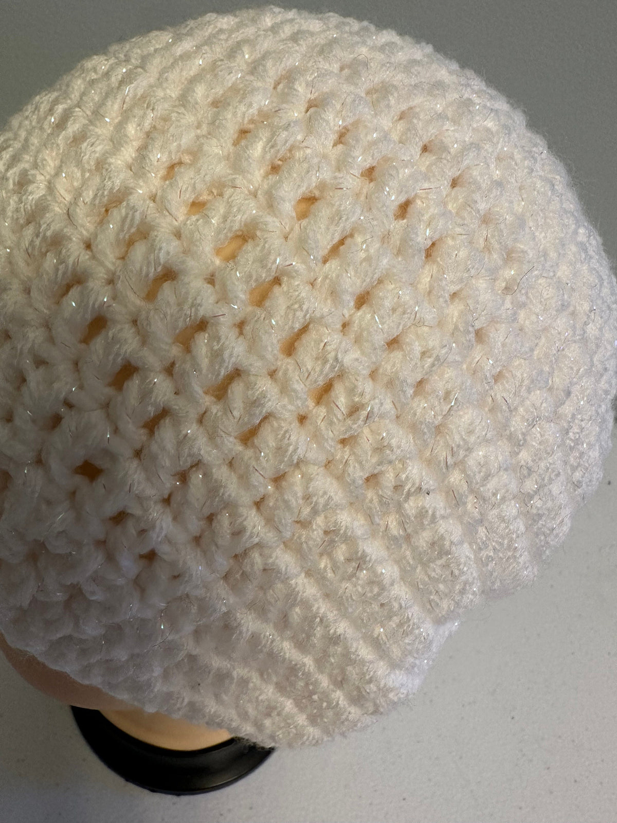 Sparkle Crochet Basic Beanie