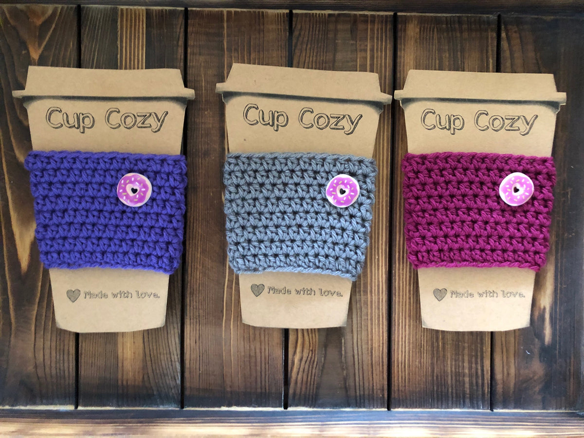 Donut Coffee Cozies