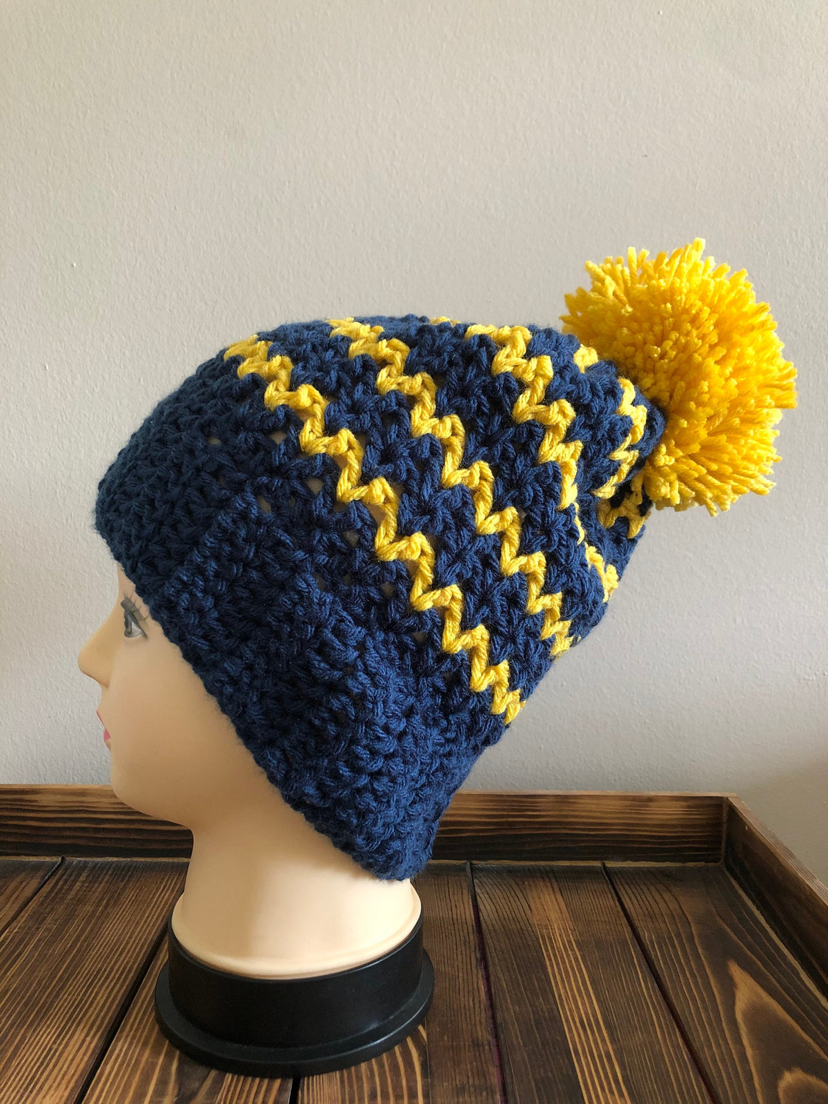 U of M Pom Beanie