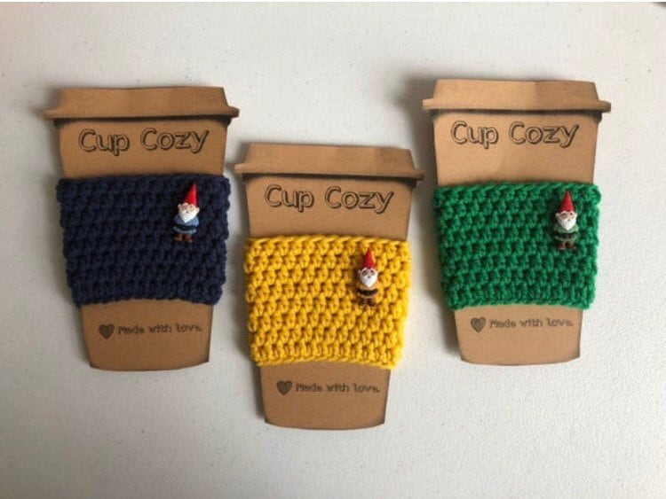 Gnomes Coffee Cozies