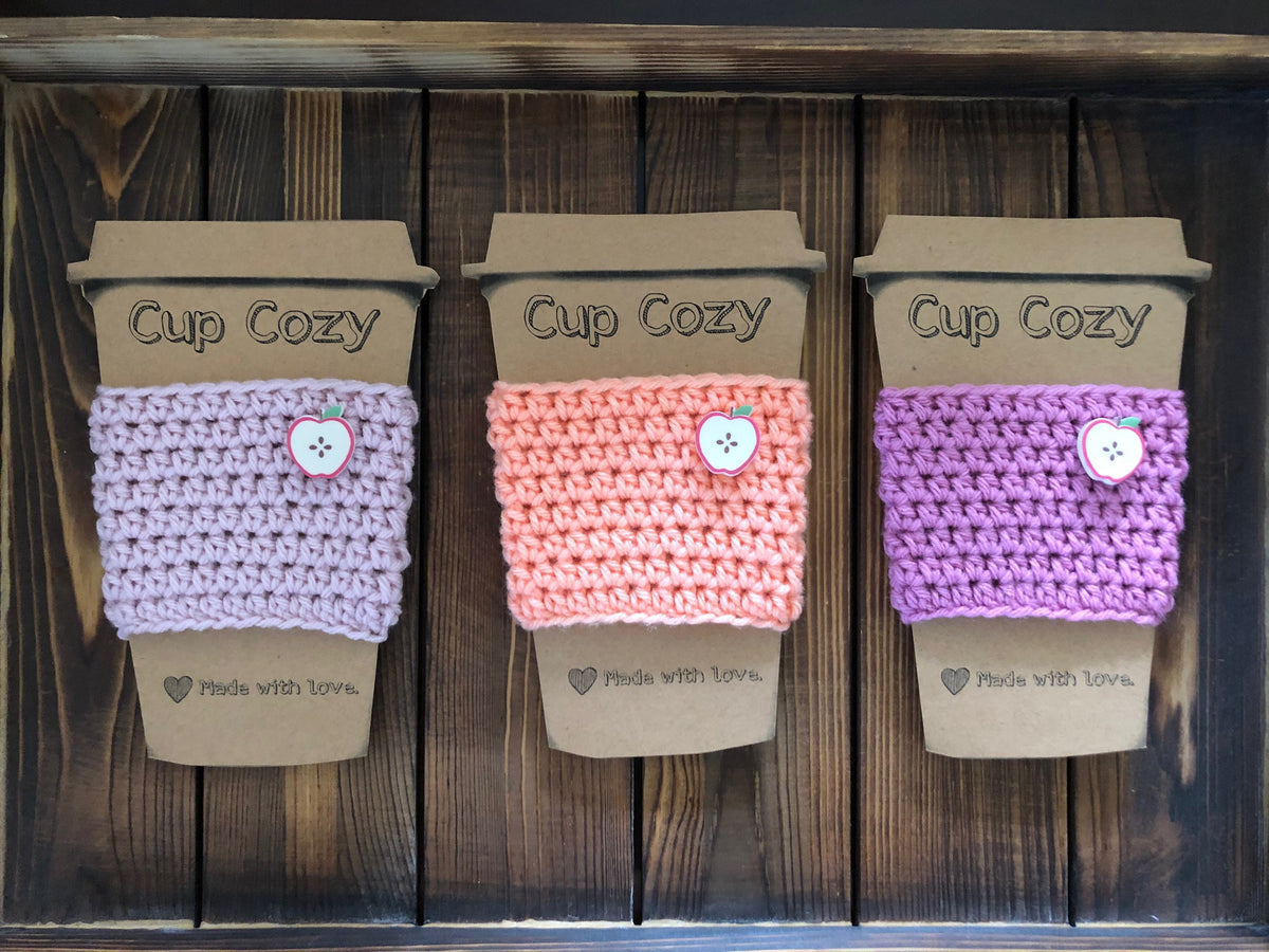 Apple Coffee Cozies