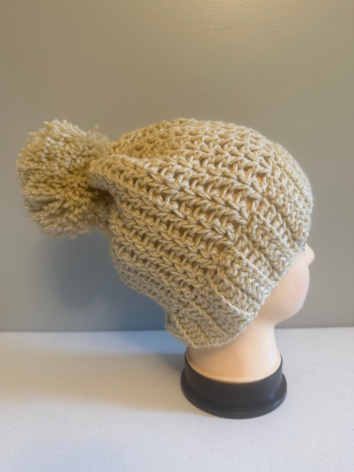 Monotone Pom Beanie