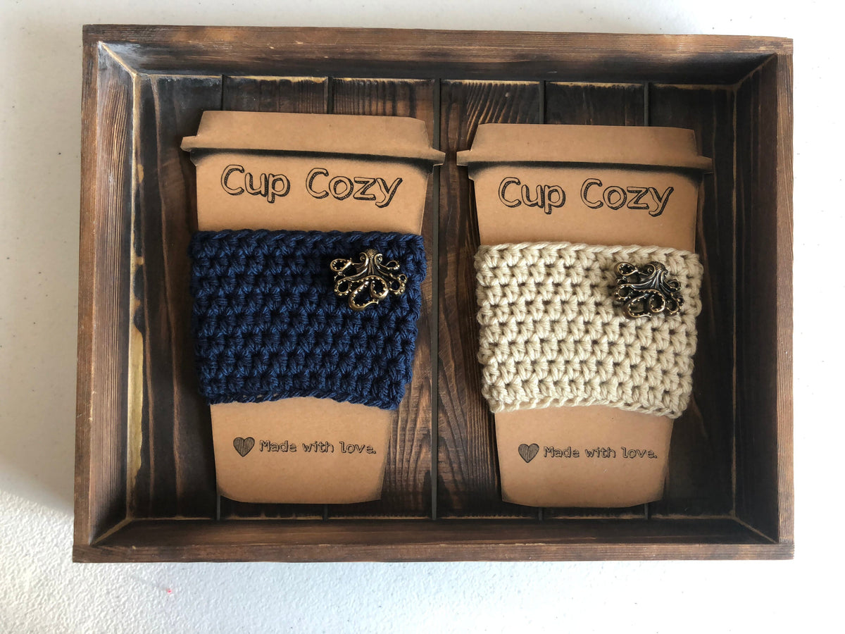 Kraken Coffee Cozies