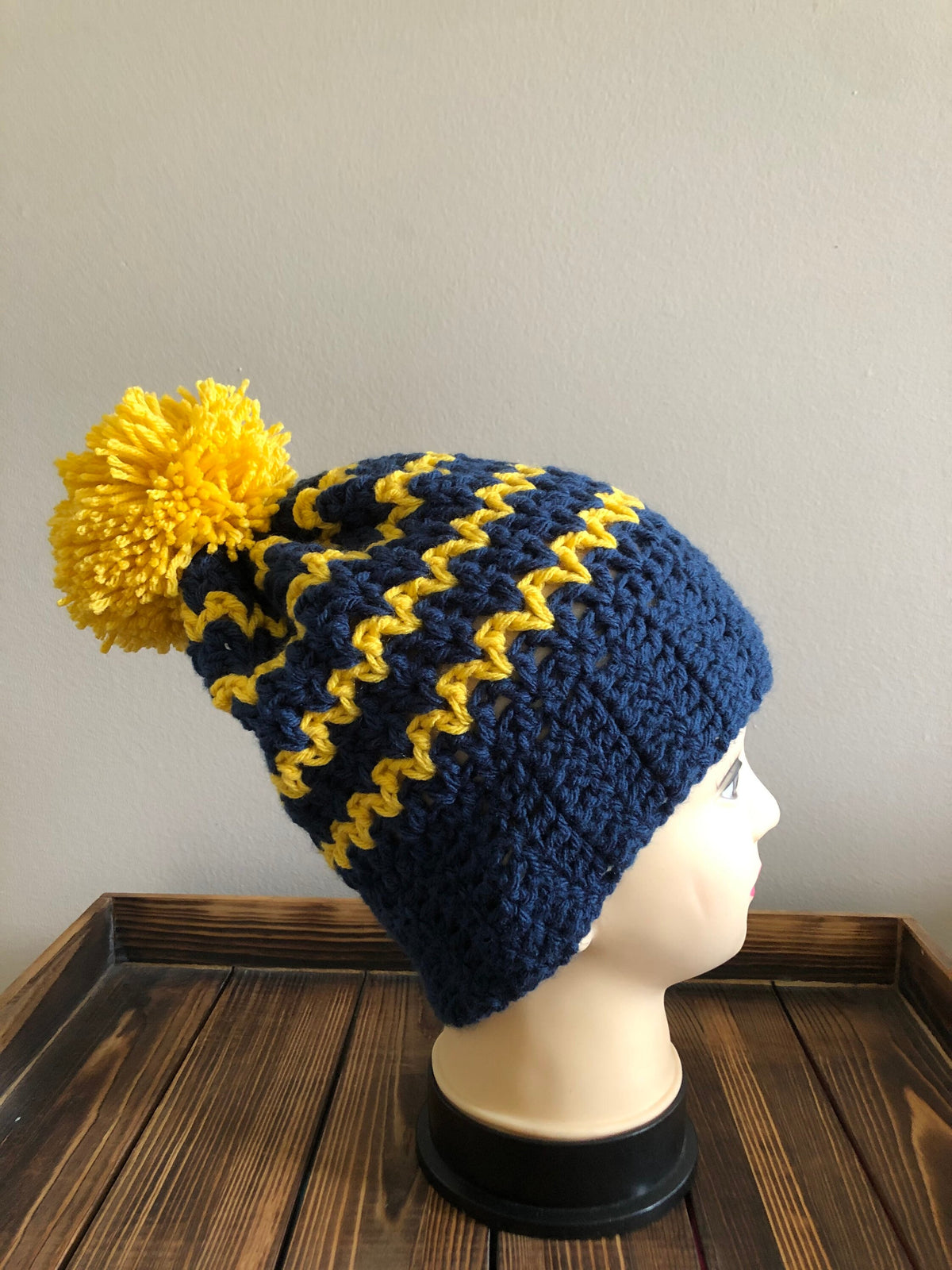 U of M Pom Beanie