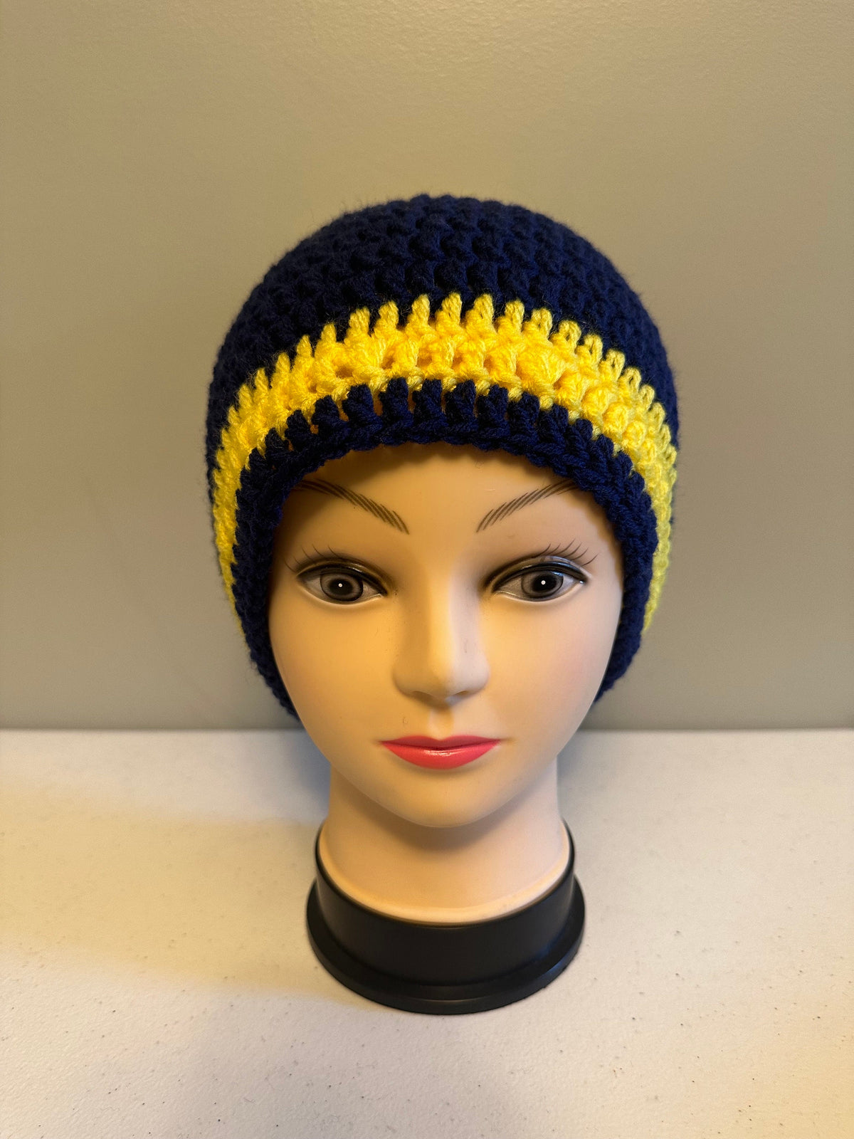 U of M Crochet Pom Beanie